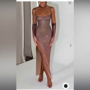 BABYBOO TIXIE MAXI DRESS - SPARKLE OMBRÉ DRESS